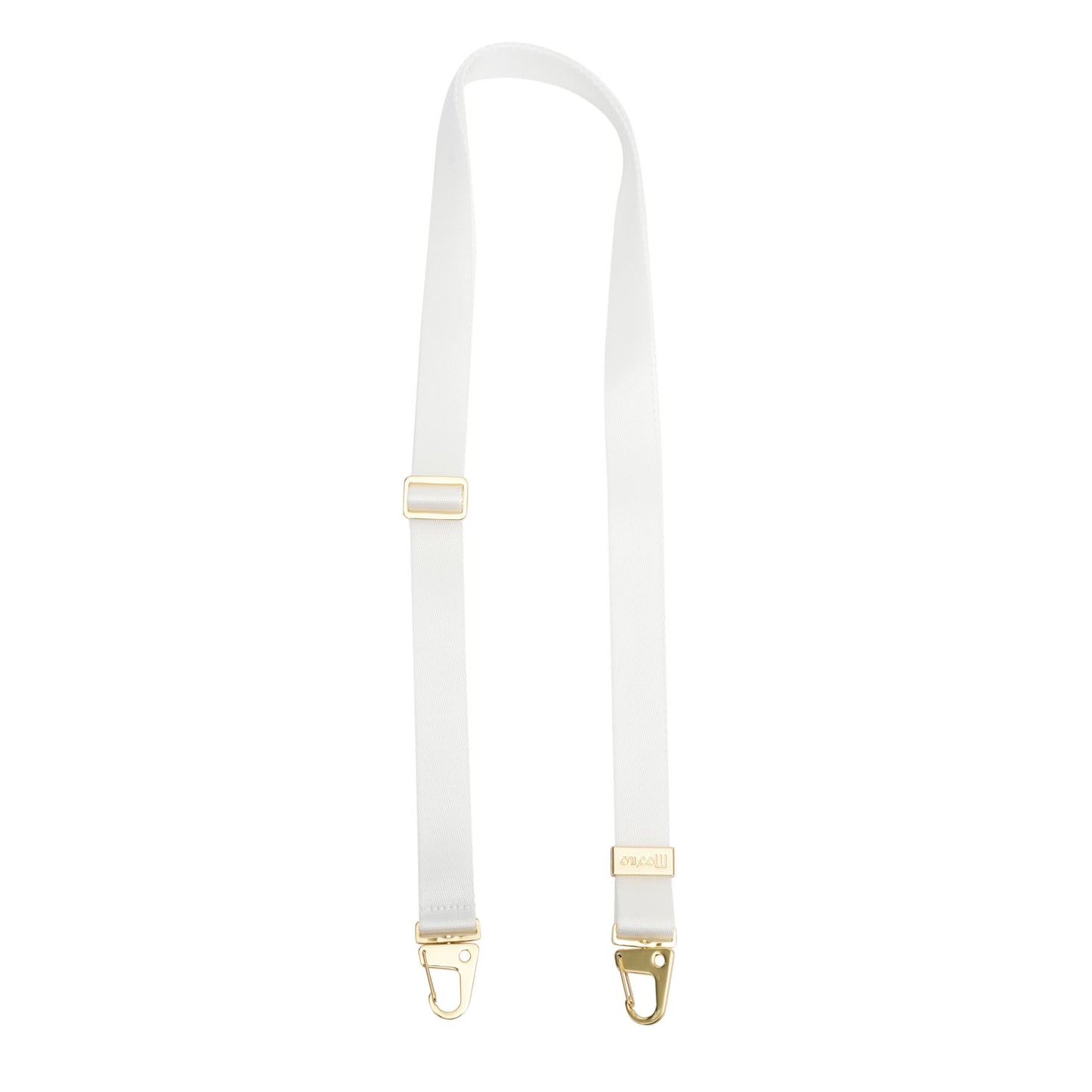 Accessoires / Taschengurt - Weiß - Gold