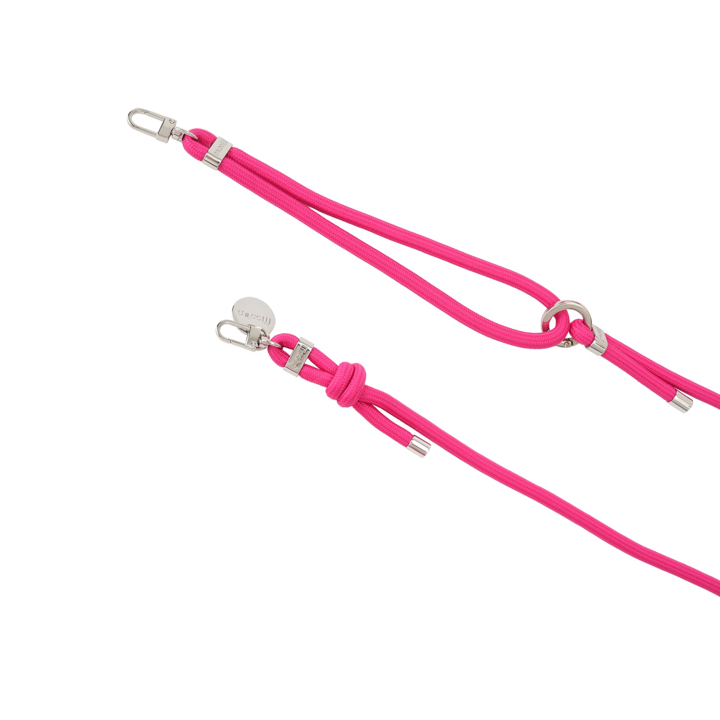 Accessoires / Handy- & Taschenkette Tau - Pink-Silber