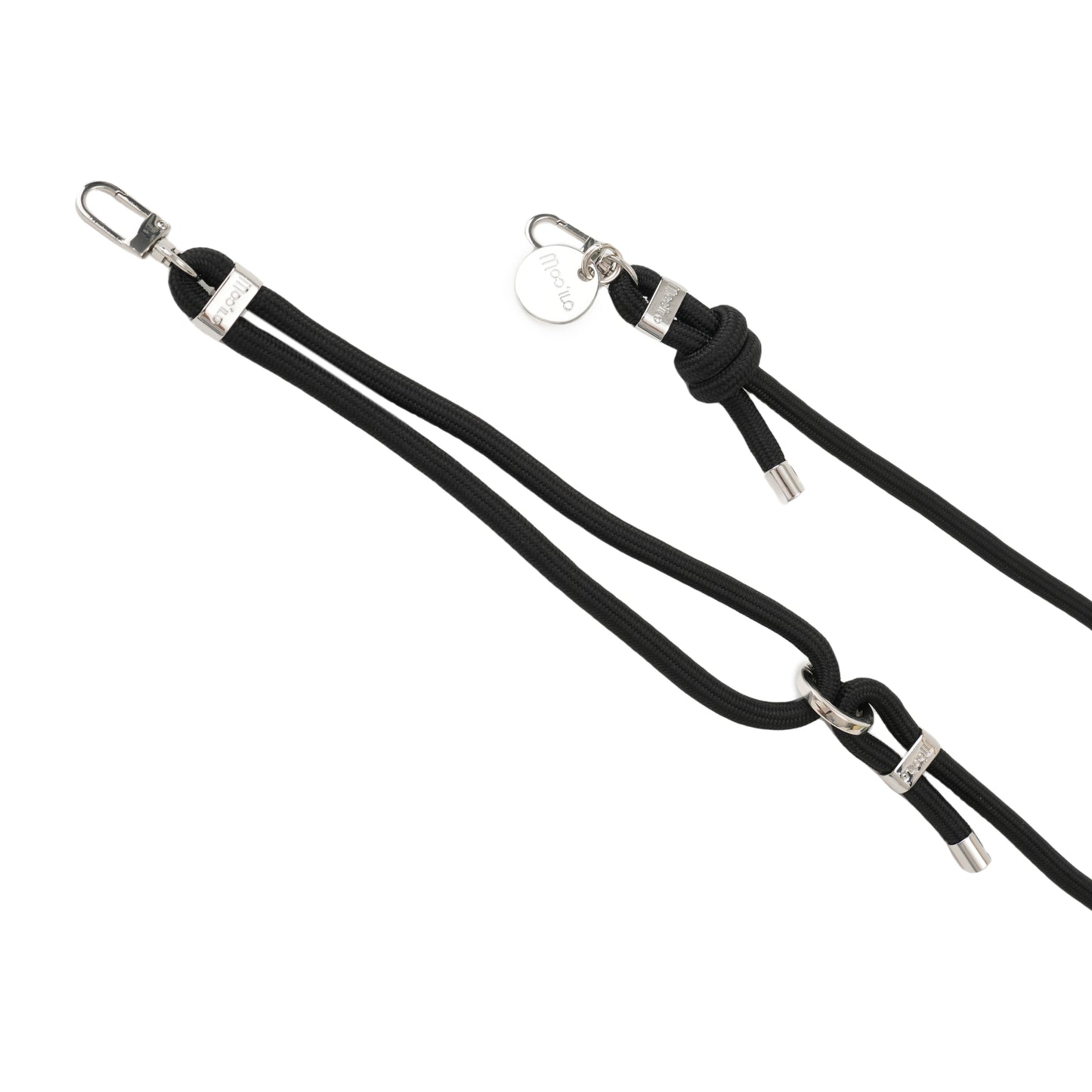 Accessoires / Handy- & Taschenkette Tau - Schwarz-Silber