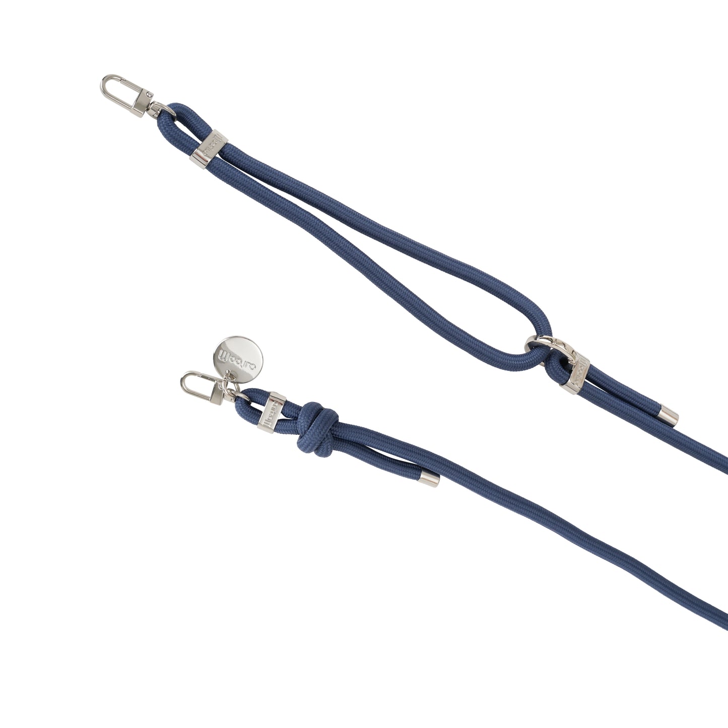 Accessoires / Handy- & Taschenkette Tau - Navy-Silber