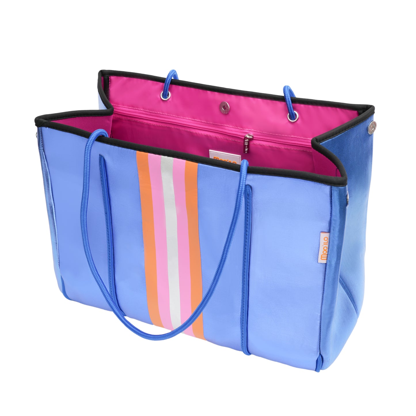Taschen / Neopren-Shopper Lilly - Metallic Blau