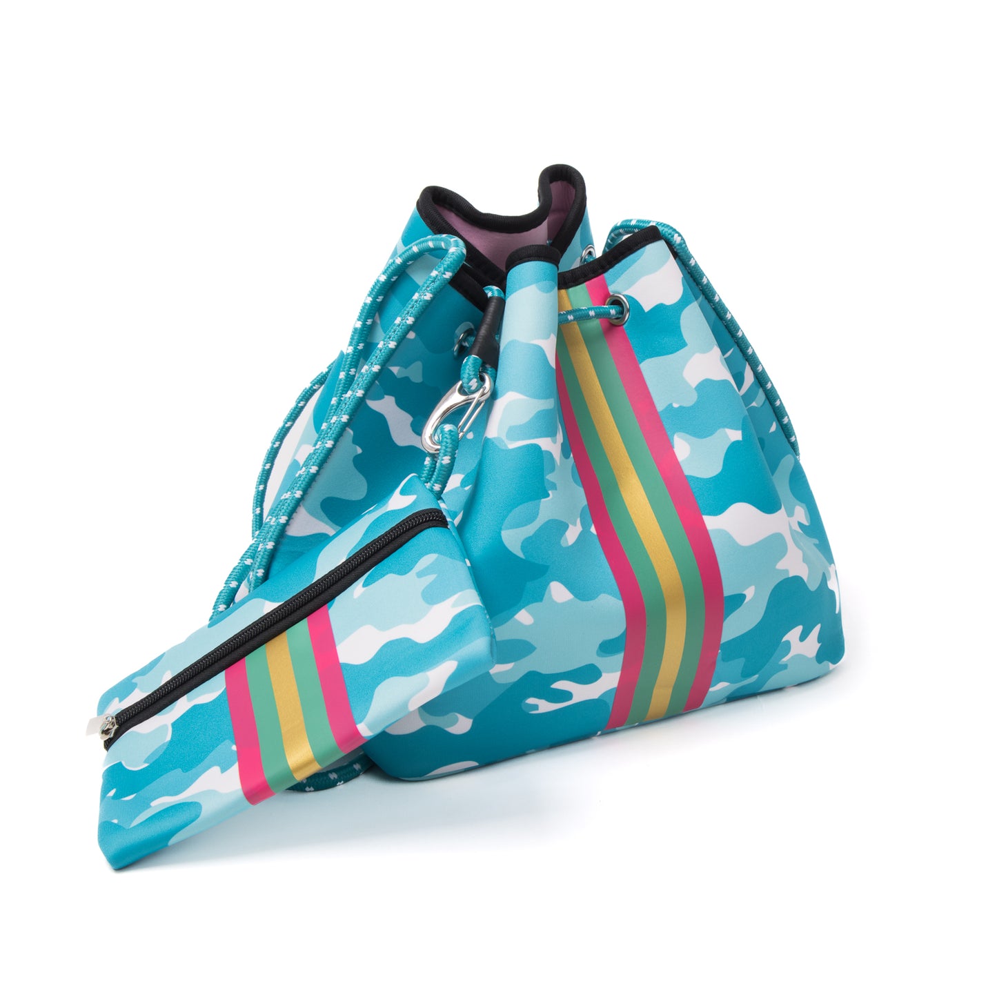 Taschen / Neopren-Umhängetasche Sarah - Camouflage Mint