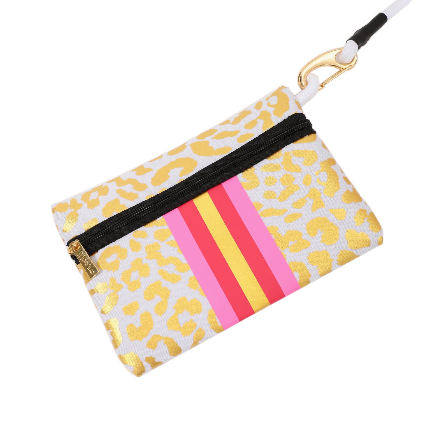 Taschen / Neopren-Umhängetasche Sarah - Leo Weiß-Gold