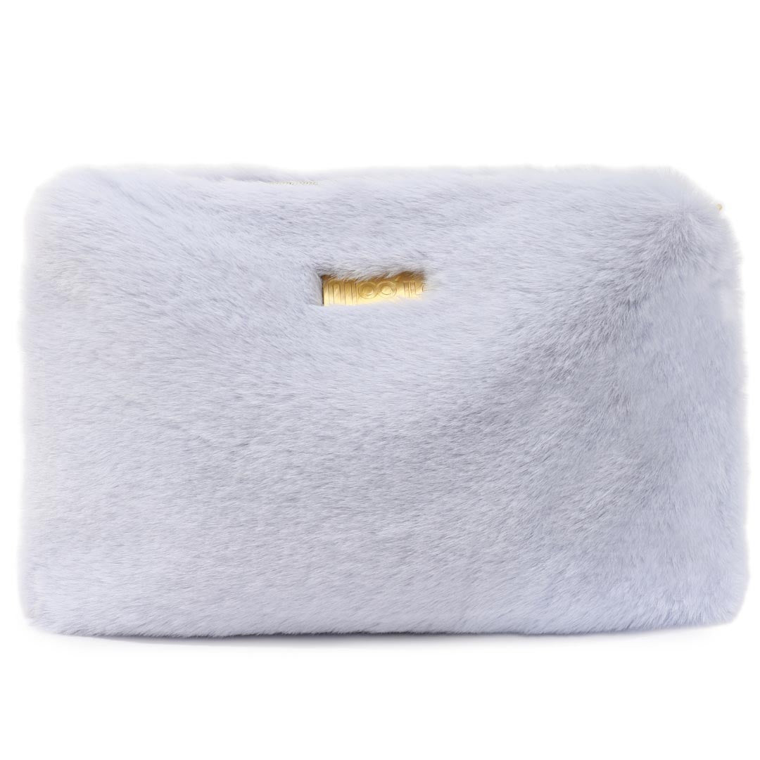 Pantolette / Teddy - Hellblau