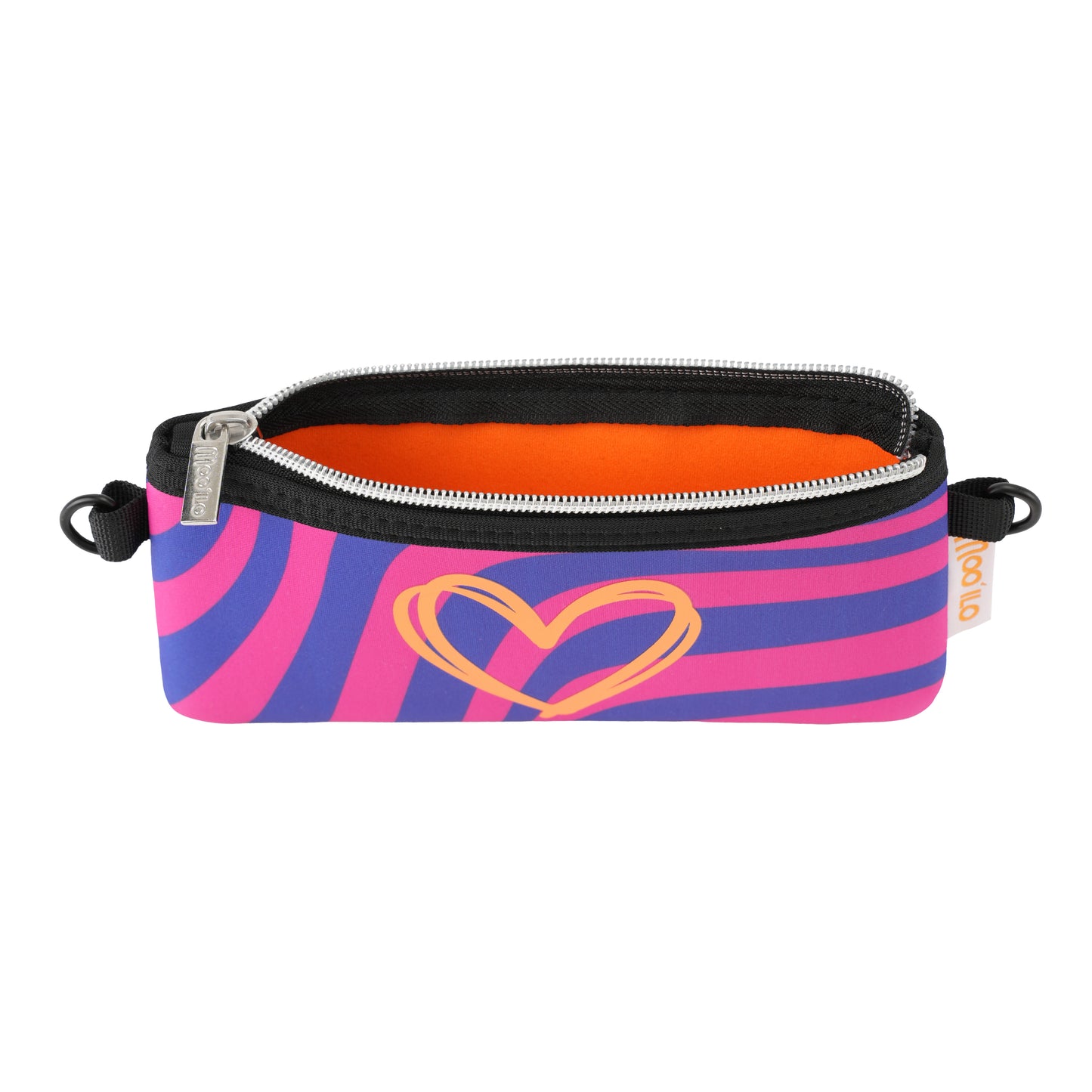 Socken / Wellen Herz - Orange - 6er Set