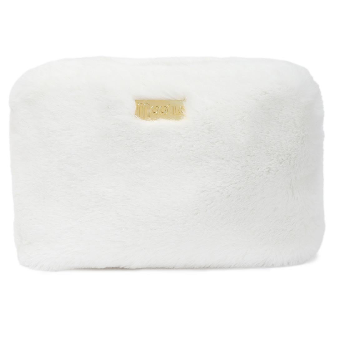 Pantolette / Teddy - Weiß