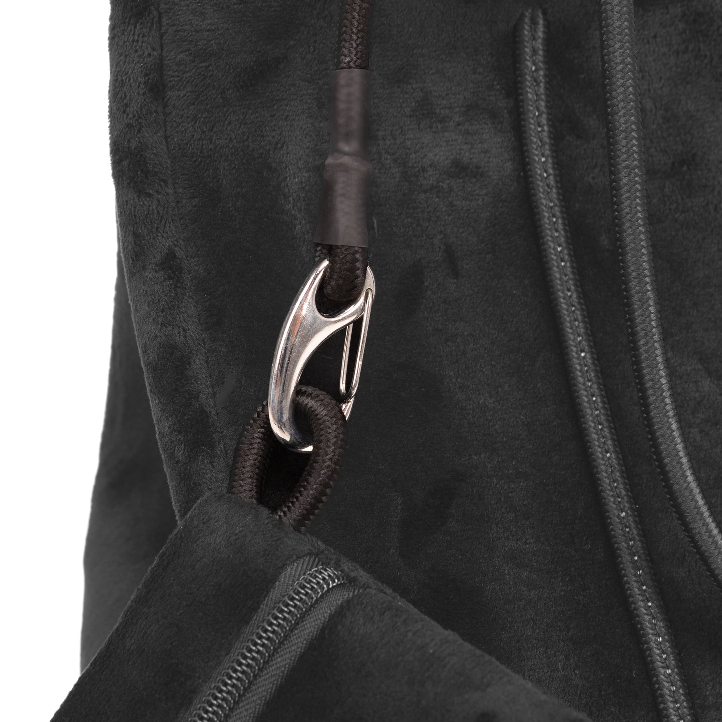 Taschen / Neopren-Samt-Tasche Lilly - Schwarz-Camouflage Khaki