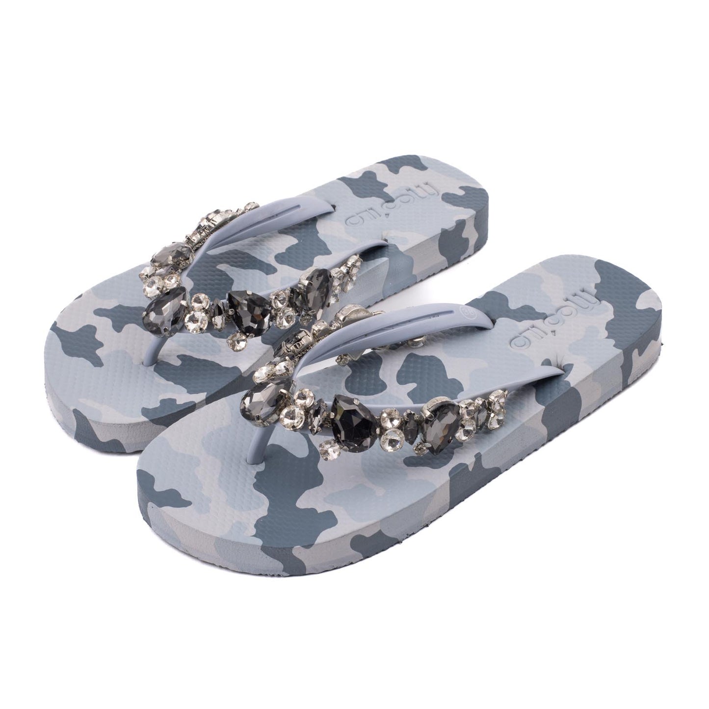 Flip-Flop / Camouflage Grau - Grau