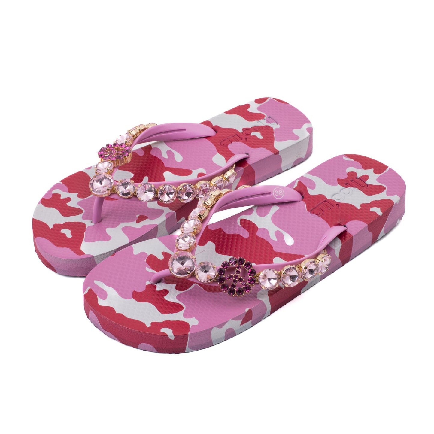 Flip-Flop / Camouflage Pink - Peace