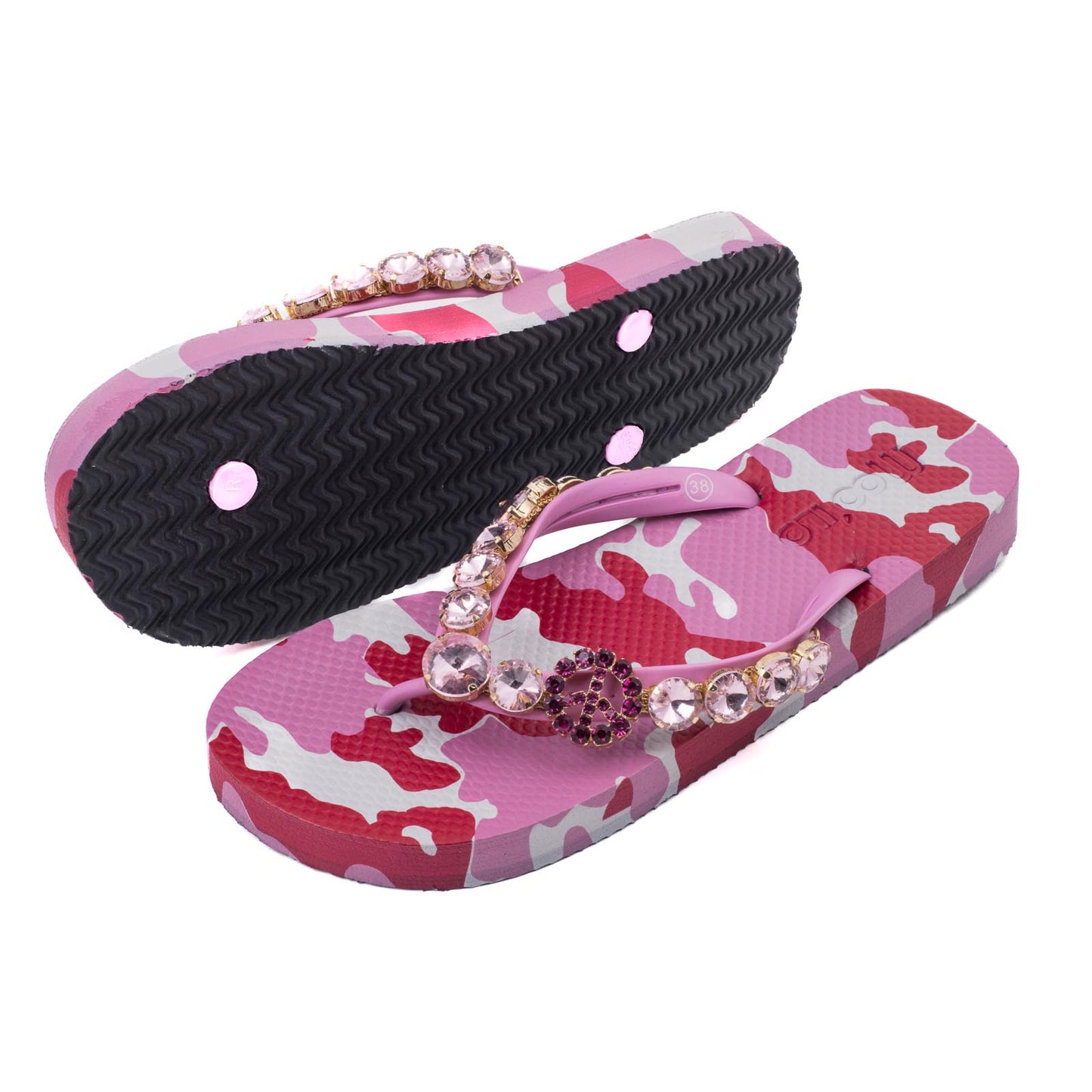 Flip-Flop / Camouflage Pink - Peace