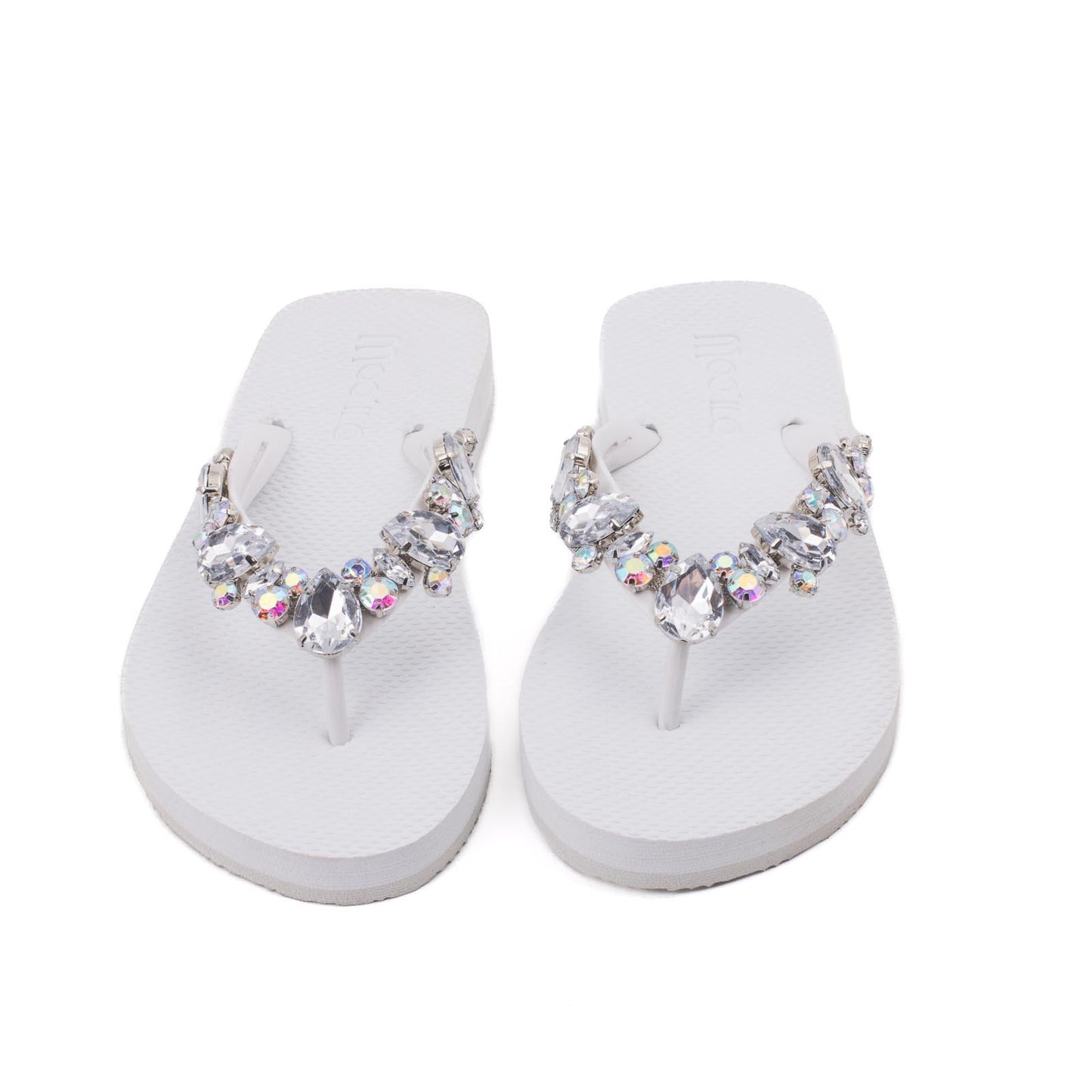 Flip-Flop / Katja - Weiß-Transparent