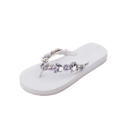Flip-Flop / Katja - Weiß-Transparent