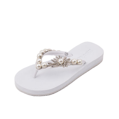 Flip-Flop / Perle - Weiß