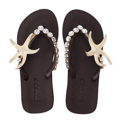 Flip-Flop / Seestern - Dunkelbraun
