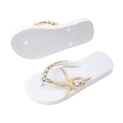 Flip-Flop / Seestern - Weiß