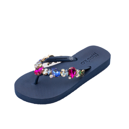 Flip-Flop / Colorful - Navy