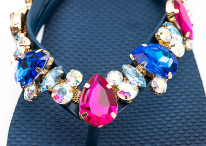 Flip-Flop / Colorful - Navy