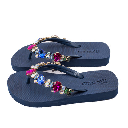Flip-Flop / Colorful - Navy