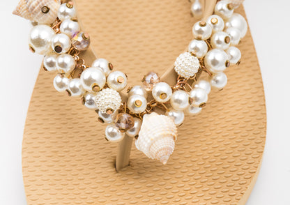 Flip-Flop / Muschel - Beige