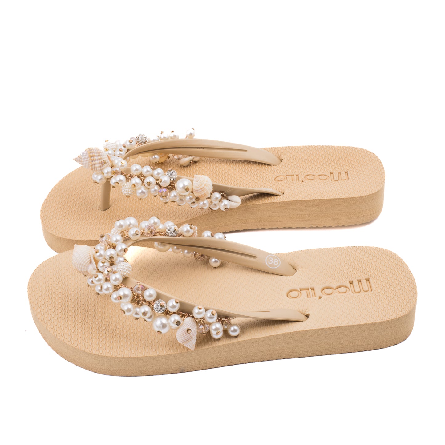 Flip-Flop / Muschel - Beige