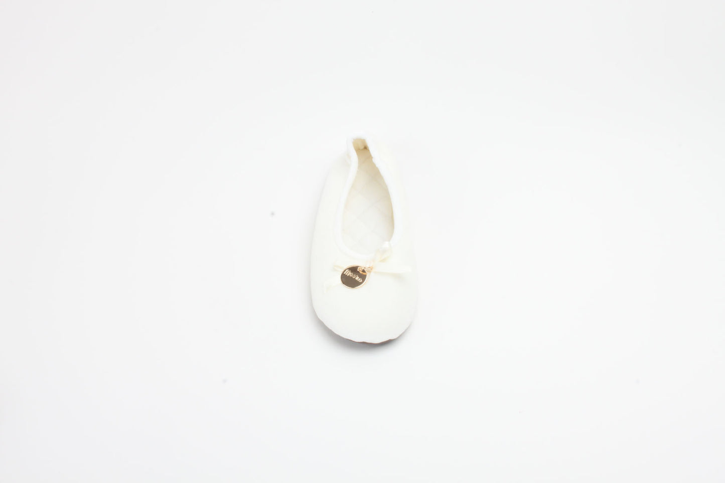 Hausschuhe / Ballerina - Weiß