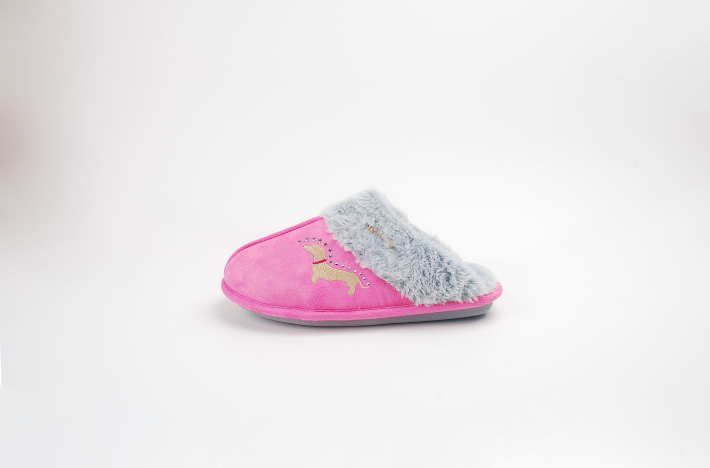 Hausschuhe / Slipper Dackel - Pink