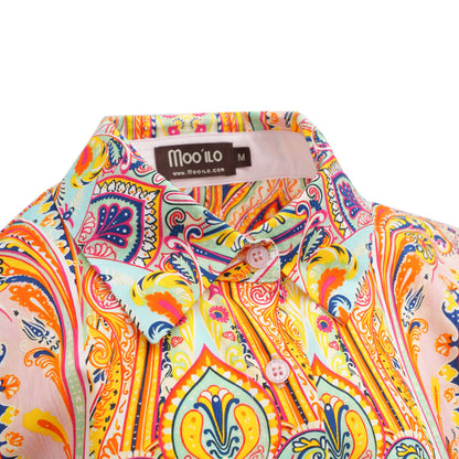 Kleider / Kleid mit Gürtel - Paisley