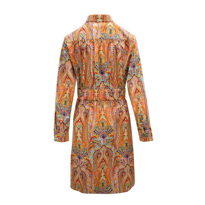 Kleider / Kleid mit Gürtel - Paisley