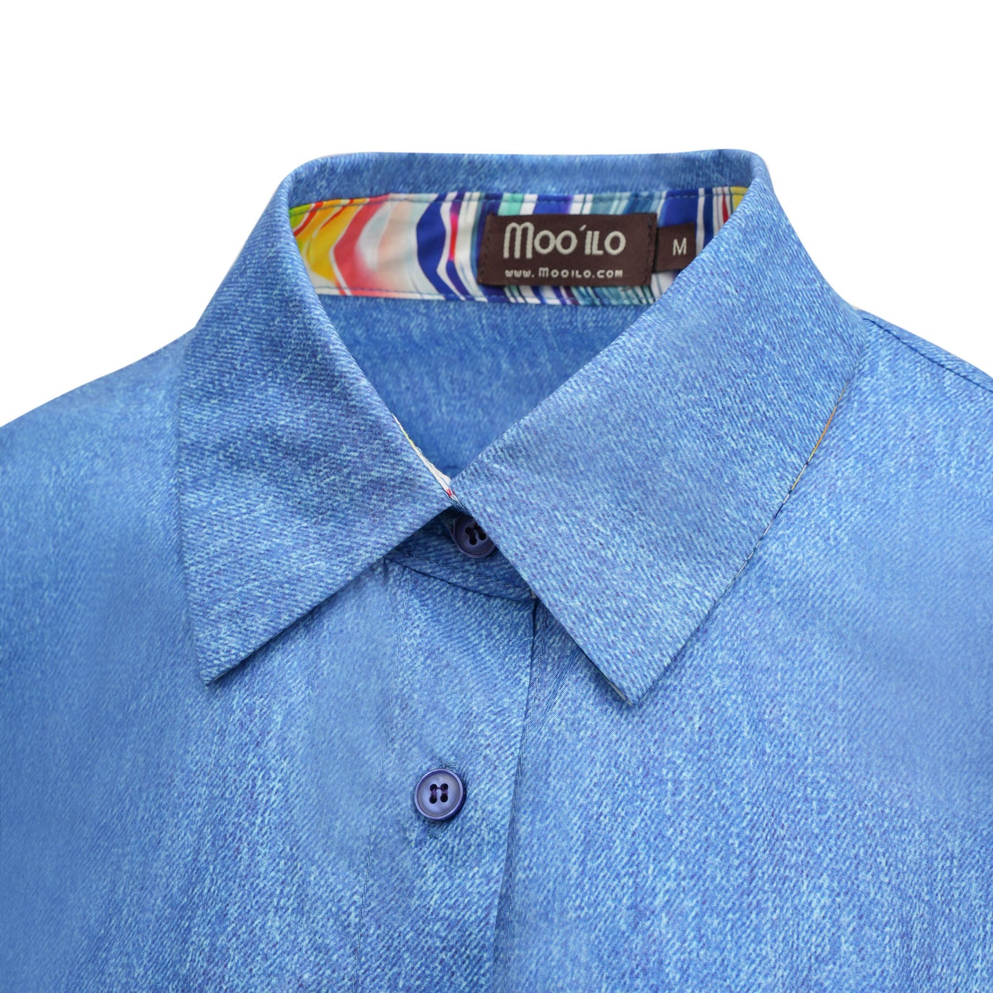 Kleider / Kleid mit Gürtel - Jeans