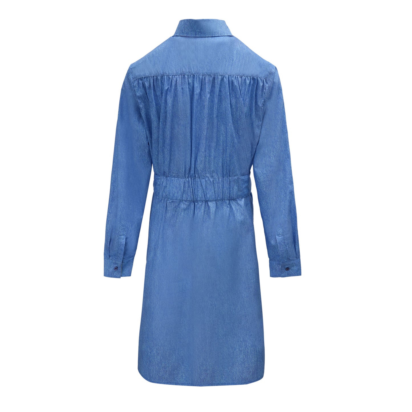 Kleider / Kleid mit Gürtel - Jeans