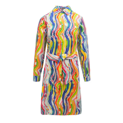 Kleider / Kleid mit Gürtel - Rainbow