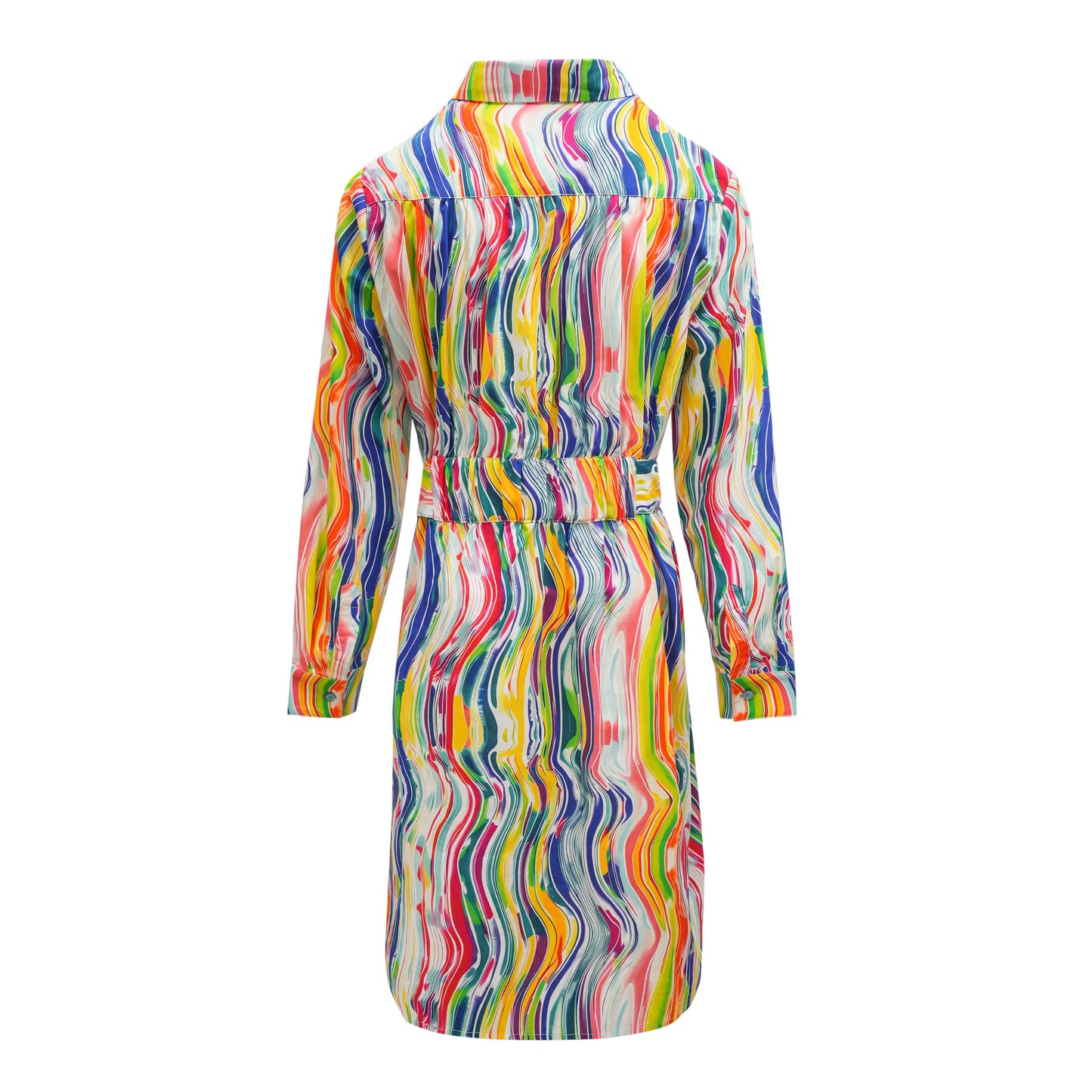 Kleider / Kleid mit Gürtel - Rainbow