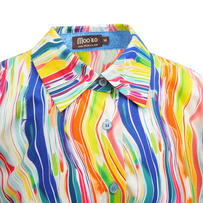 Kleider / Kleid mit Gürtel - Rainbow