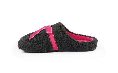 Hausschuhe / Slipper Schleife - Pink