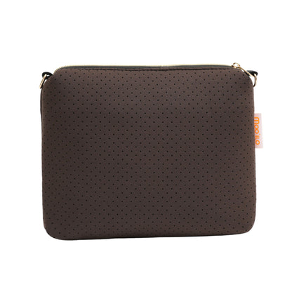 Taschen / Neopren-Umhängetasche Cleo - Dunkelbraun