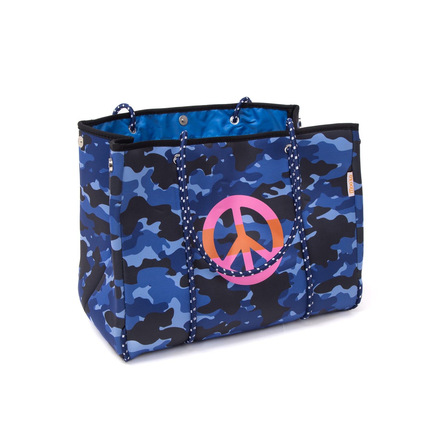 Taschen / Neopren-Shopper Lilly - Camouflage Navy
