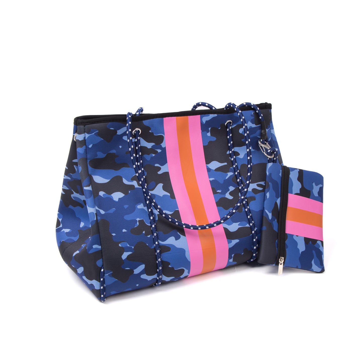 Taschen / Neopren-Shopper Lilly - Camouflage Navy