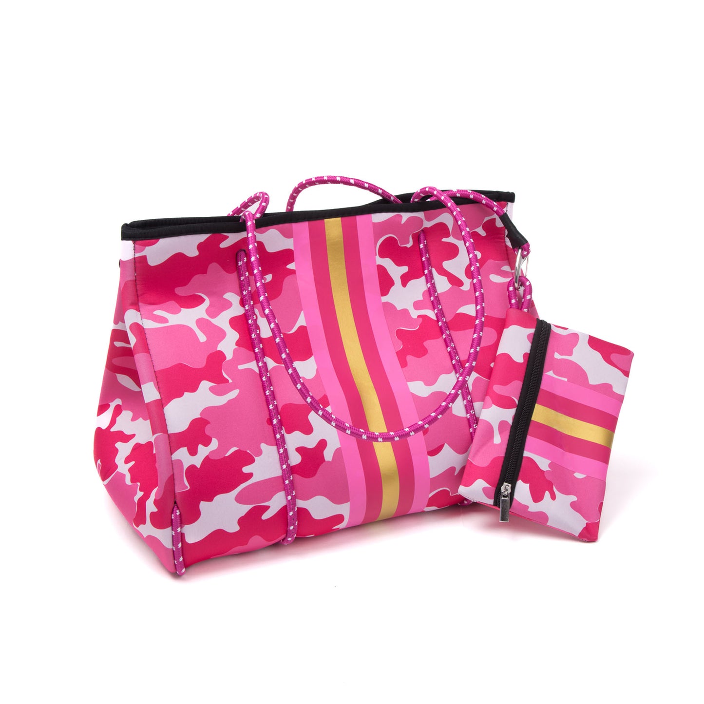 Taschen / Neopren-Shopper Lilly - Camouflage Pink