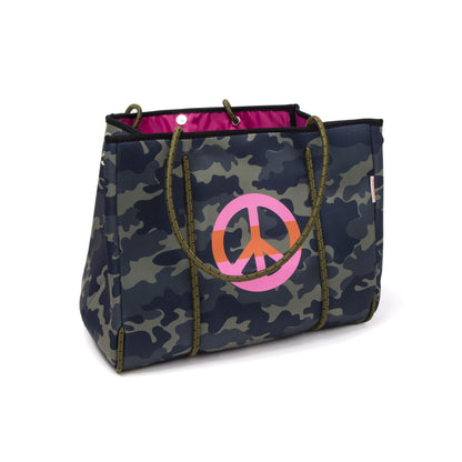 Taschen / Neopren-Shopper Lilly - Camouflage Khaki