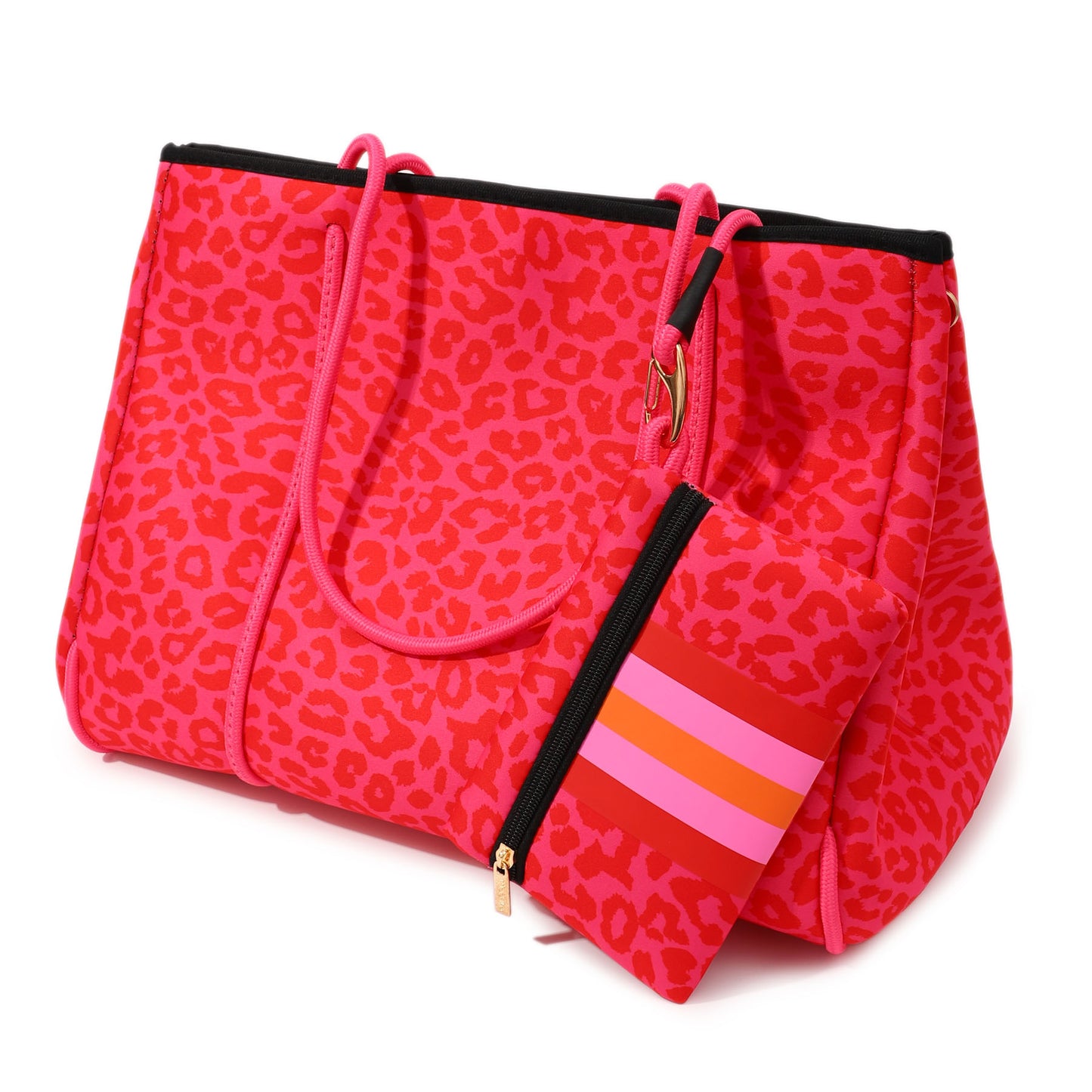 Taschen / Neopren-Shopper Lilly - Leo Pink