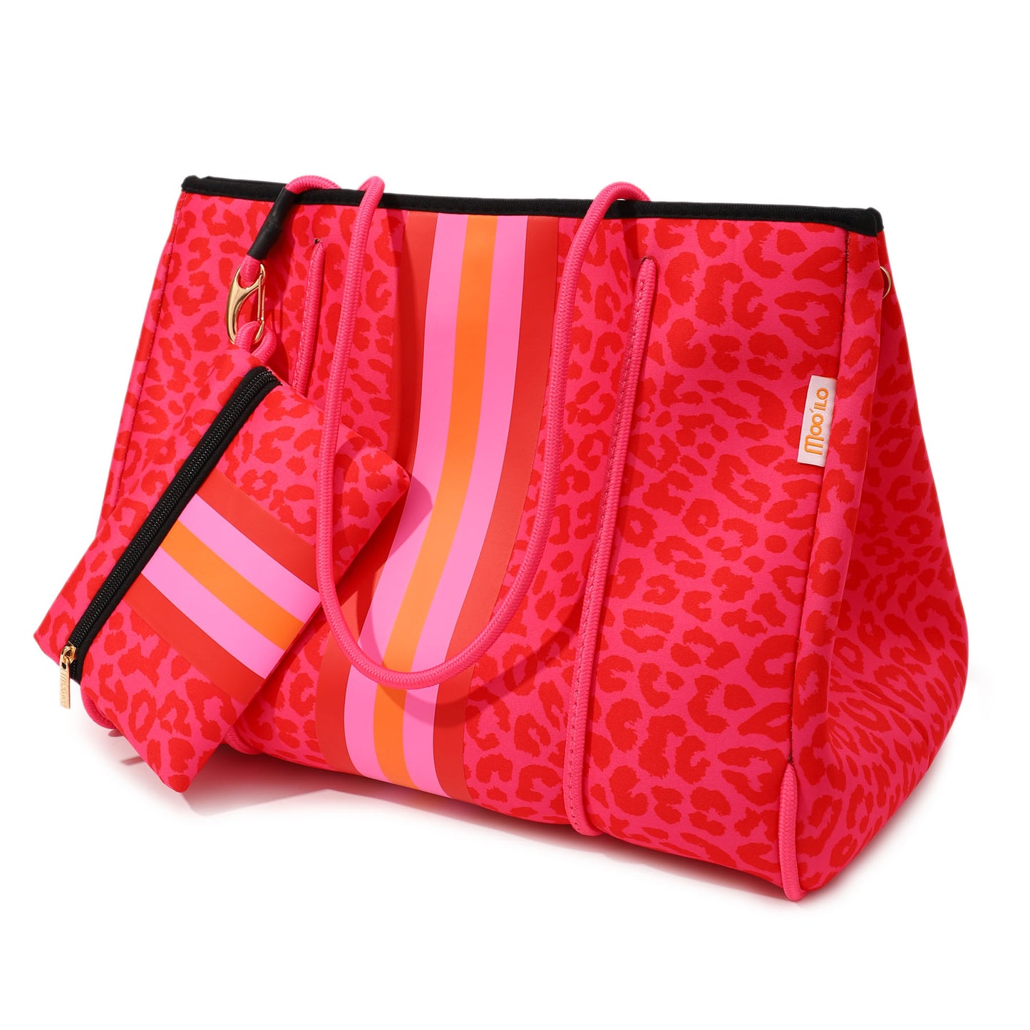 Taschen / Neopren-Shopper Lilly - Leo Pink