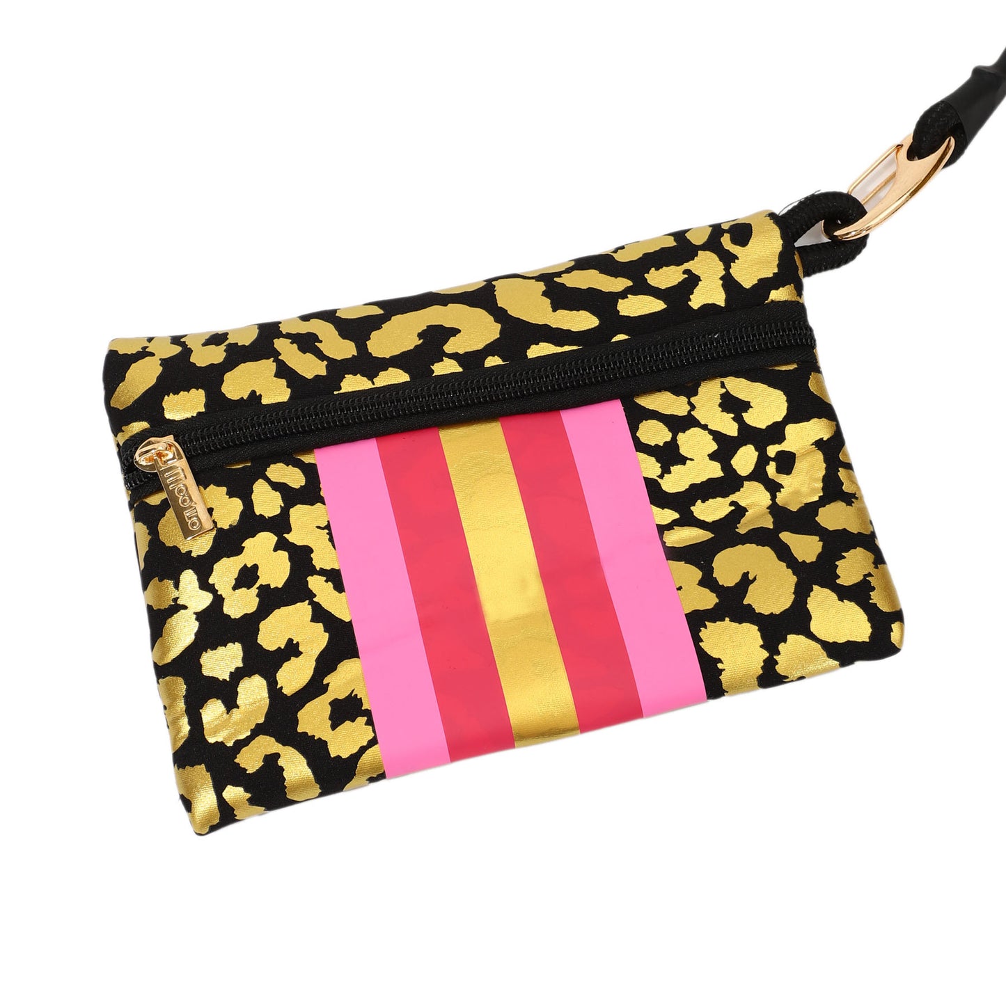 Taschen / Neopren-Shopper Lilly - Leo Schwarz-Gold