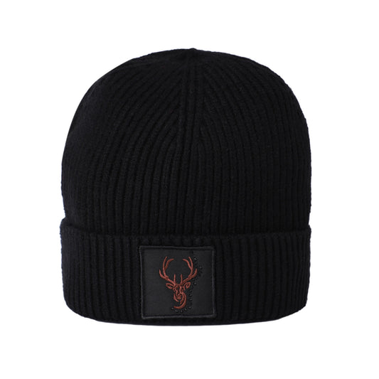 Mützen & Schals / Mütze Hirsch - Schwarz grob