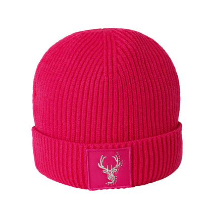 Mützen & Schals / Mütze Hirsch - Pink grob
