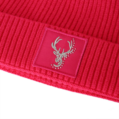 Mützen & Schals / Mütze Hirsch - Pink grob