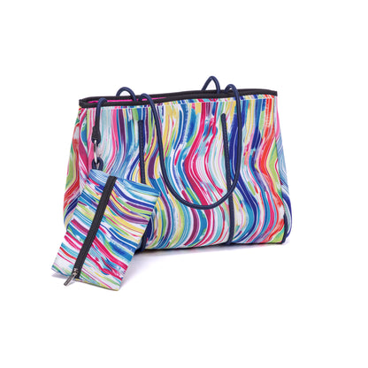 Taschen / Neopren-Shopper Mary - Rainbow