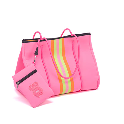 Taschen / Neopren-Shopper Lilly - Bär Pink