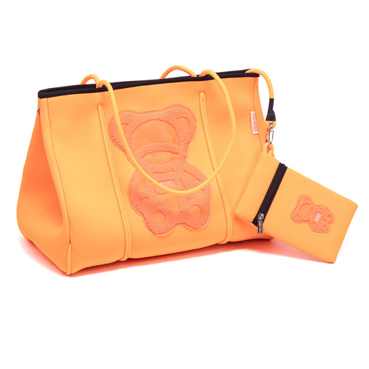 Taschen / Neopren-Shopper Lilly - Bär Orange