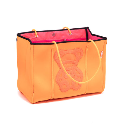 Taschen / Neopren-Shopper Lilly - Bär Orange