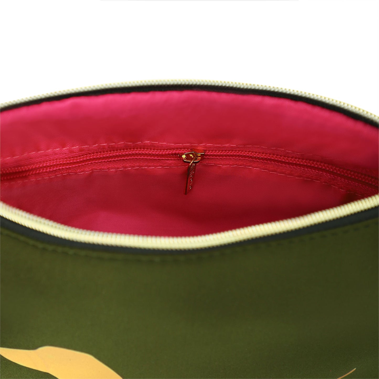 Taschen / Neopren-Umhängetasche Cleo - Dackel Khaki-Gold